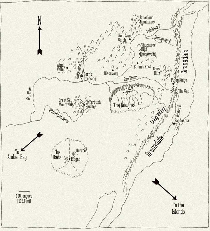 Map of the Wildings